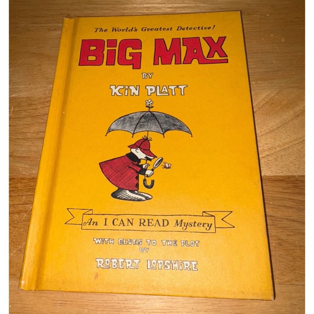 The World's Greatest Detective Big Max by Kin Platt Book Hardcover 1965